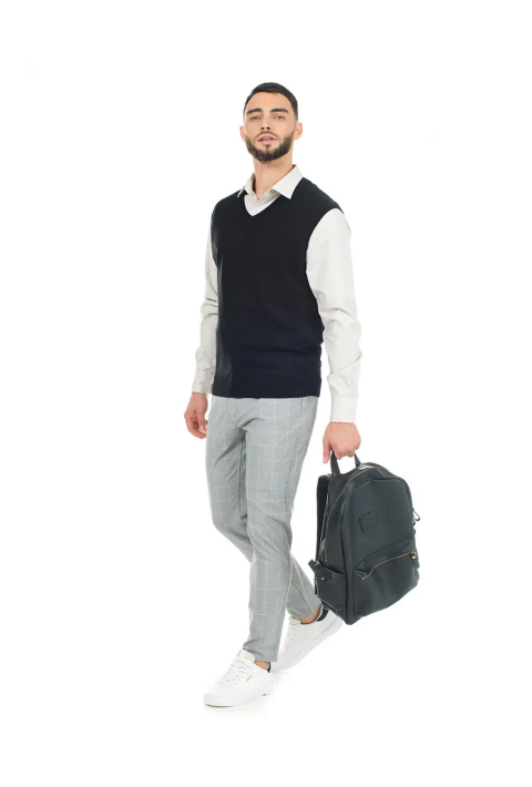 Knit Vest Black