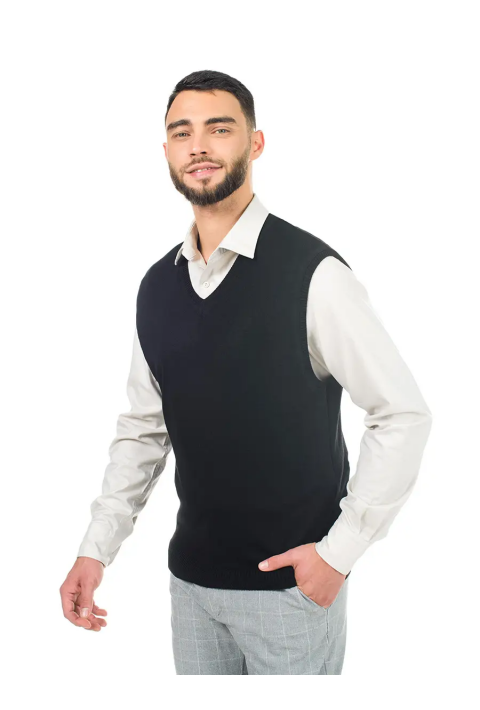 Knit Vest Black