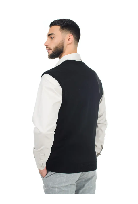 Knit Vest Black