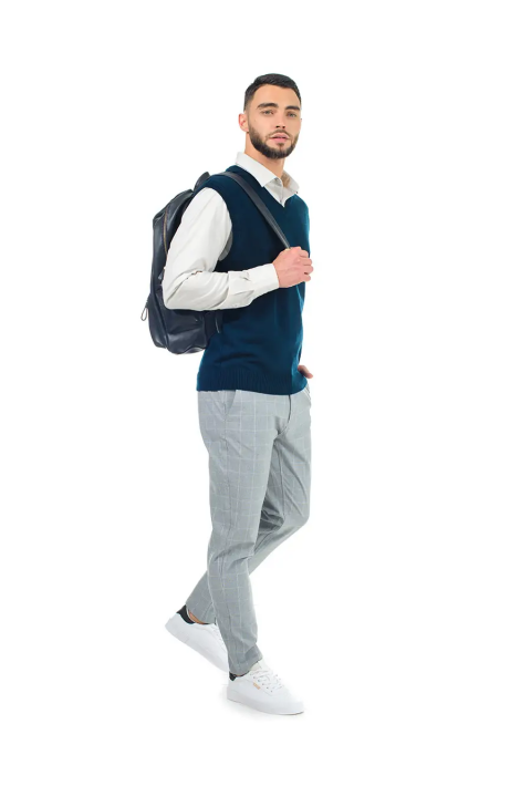 Knit Vest Blue
