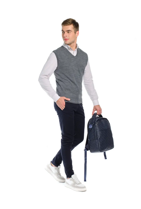Knit Vest Grey