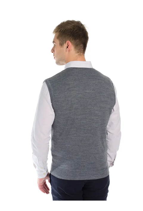 Knit Vest Grey
