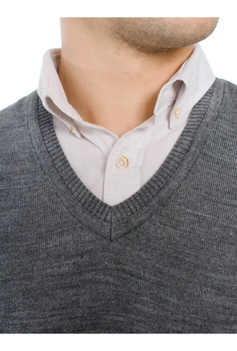 Knit Vest Grey