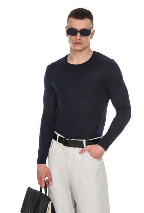 O-neck Knit Sweater