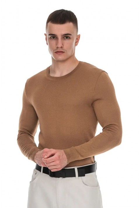O-neck Knit Sweater