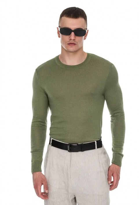 O-neck Knit Sweater