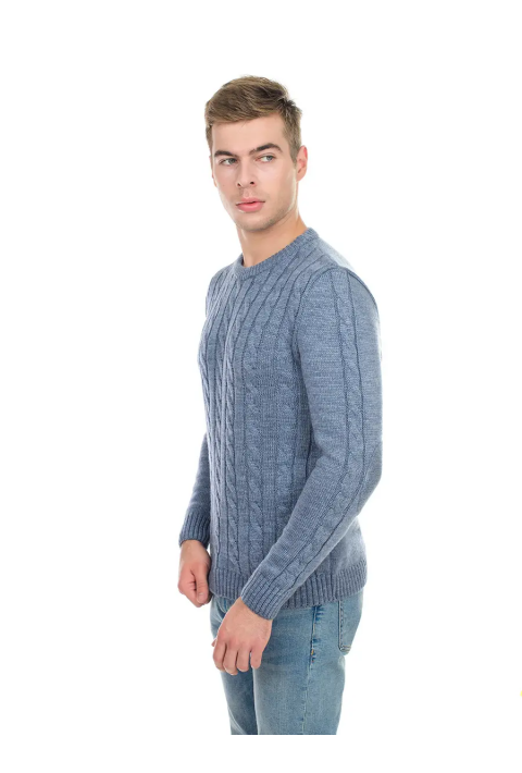 Soft Touch O-neck Knit Jumper Jeans