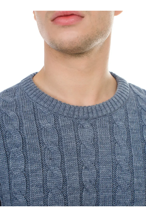 Soft Touch O-neck Knit Jumper Jeans