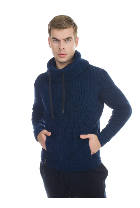 Loose T-neck Knit Sweater