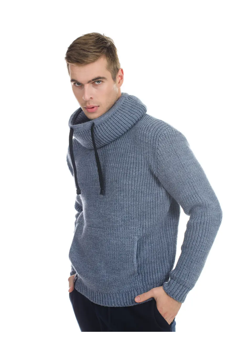 Loose T-neck Knit Sweater
