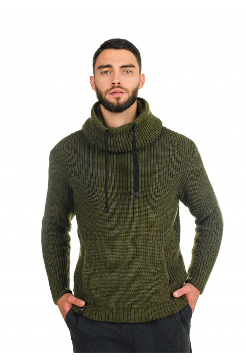 Loose T-neck Knit Sweater