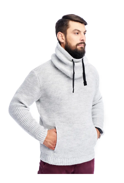 Loose T-neck Knit Sweater