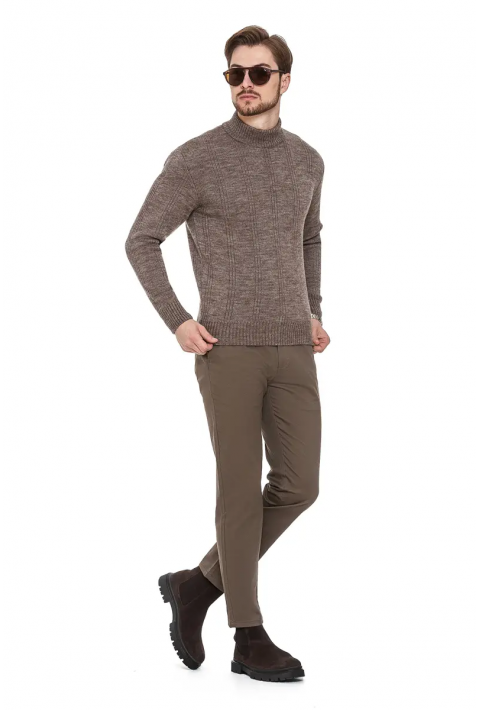 O-neck Knit Sweater Sand