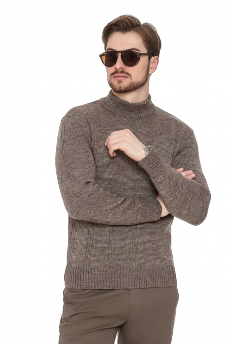 O-neck Knit Sweater Sand