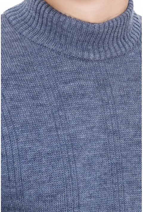 O-neck Knit Sweater Jeans