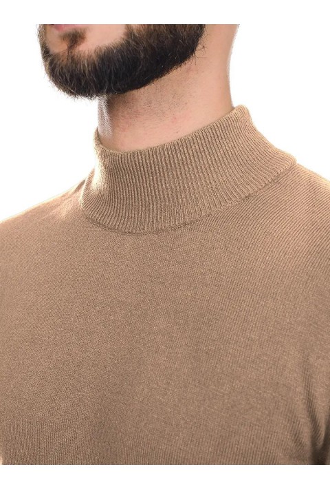 O-neck Knit Sweater Beige
