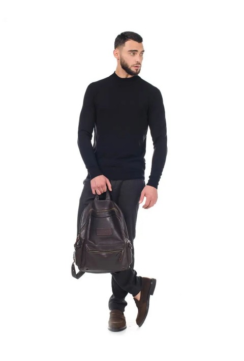 O-neck Knit Sweater Sort