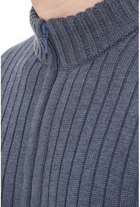 Soft Touch Zip Knit Cardigan Jeans