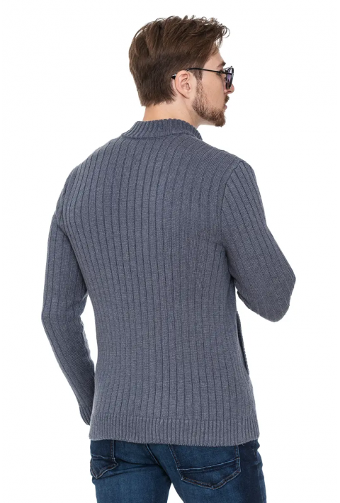 Soft Touch Zip Knit Cardigan Jeans