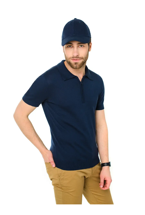 Knit T-Shirt "Polo"