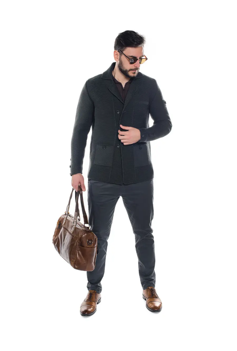 Knit Cardigan Grey
