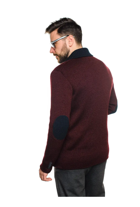 Knit Cardigan Bordeaux