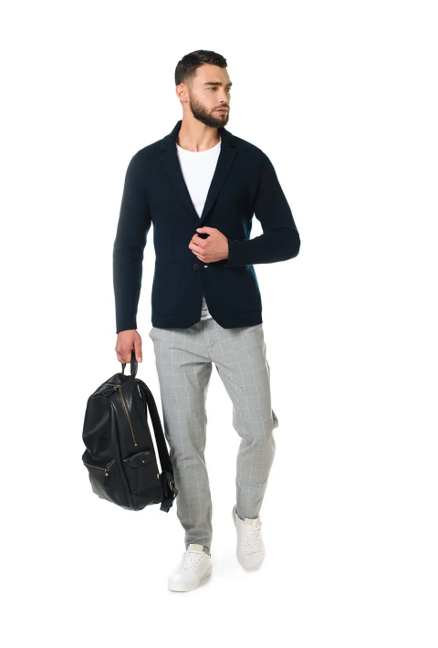 Knit Cardigan Blue