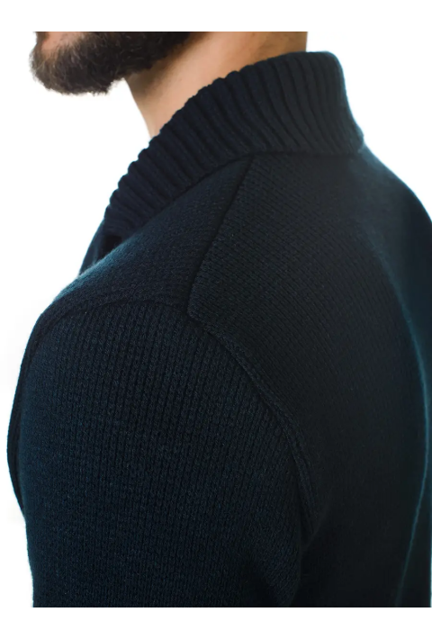 Knit Cardigan Blue