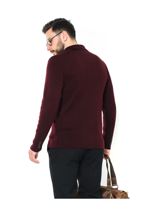 Soft Touch Knit Cardigan Bordeaux
