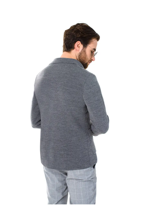 Soft Touch Knit Cardigan Grå