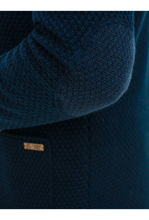 Knit Cardigan Blå