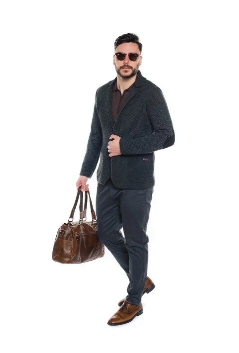 Knit Cardigan Grå