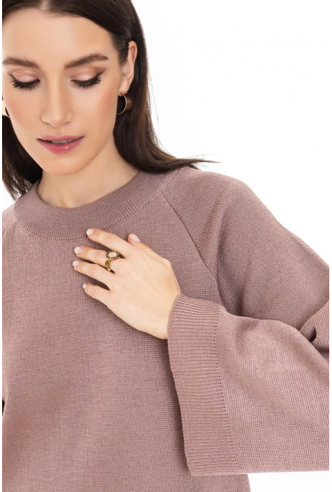 Loose Knit Sweater Rose