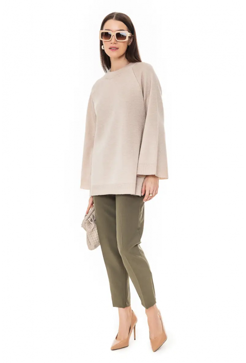 Loose Knit Sweater Beige