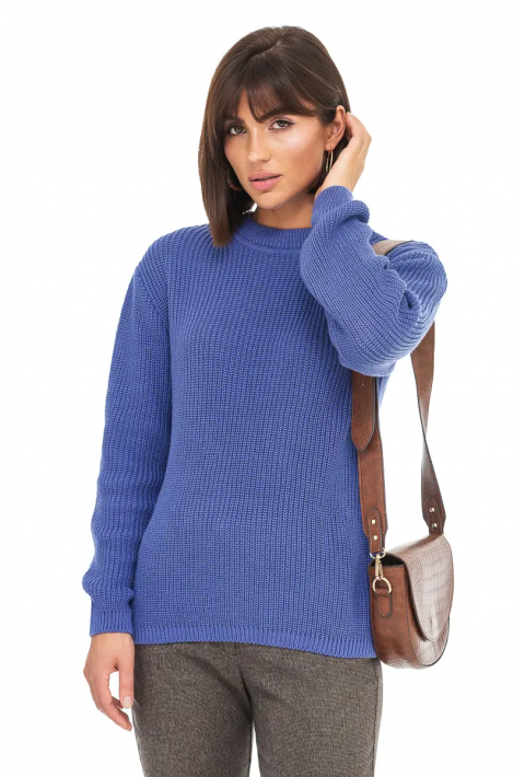 Loose Knit Sweater Blue