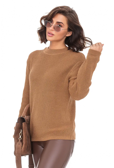 Loose Knit Sweater Brown