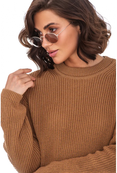 Loose Knit Sweater Brown