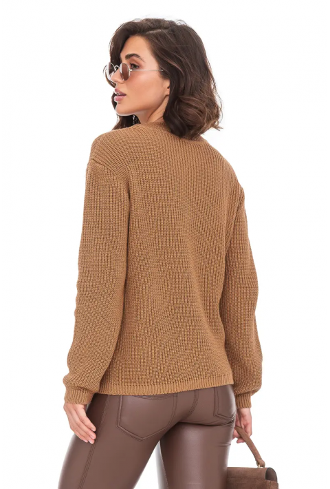 Loose Knit Sweater Brown