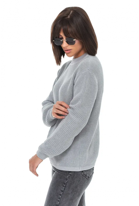 Loose Knit Sweater Grey