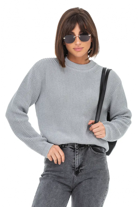 Loose Knit Sweater Grey