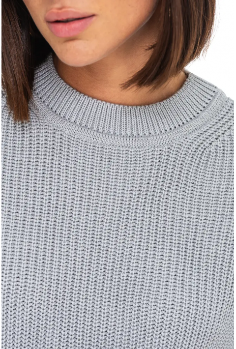 Loose Knit Sweater Grey