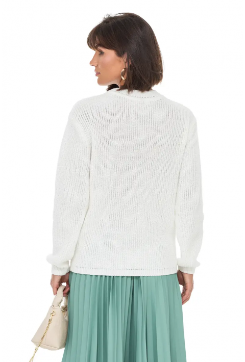 Loose Knit Sweater Cream