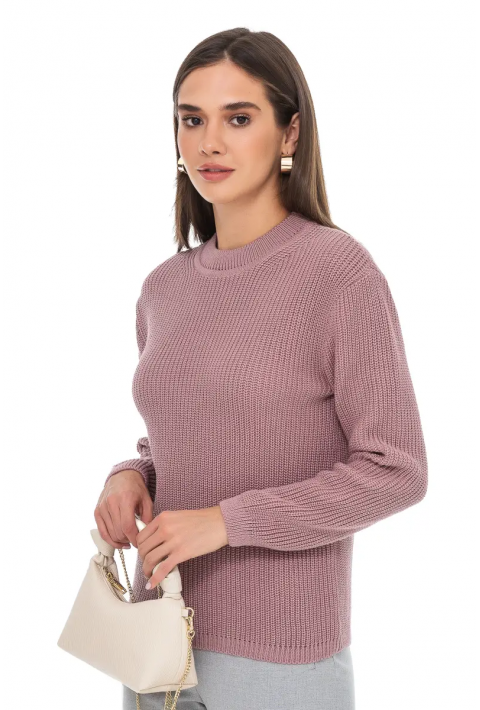 Loose Knit Sweater Rose