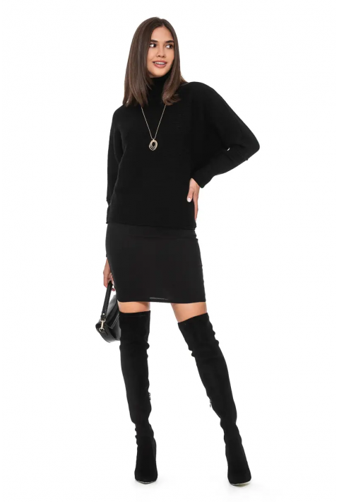 Loose Knit Sweater Black