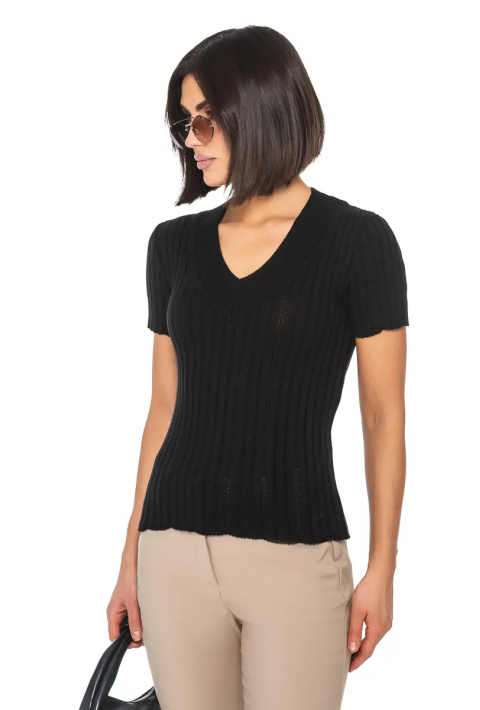 Short Sleeves Knit Jumper