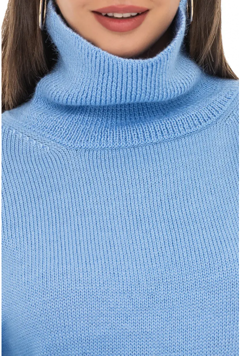 Oversize Knit Sweater Light blue