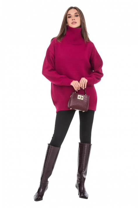 Oversize Knit Sweater Pink