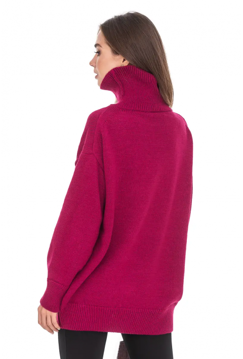 Oversize Knit Sweater Pink