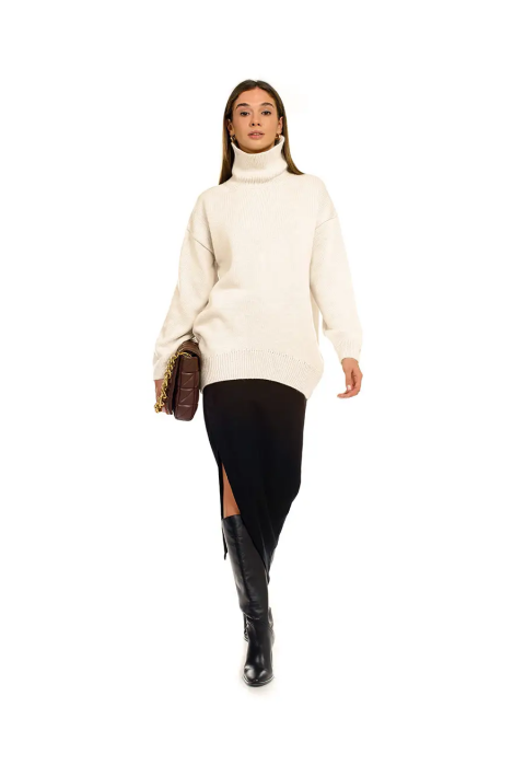 Oversize Knit Sweater Cream