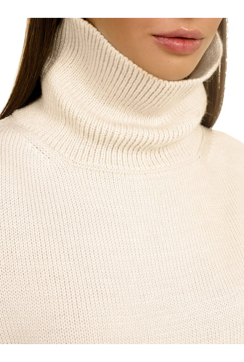 Oversize Knit Sweater Cream